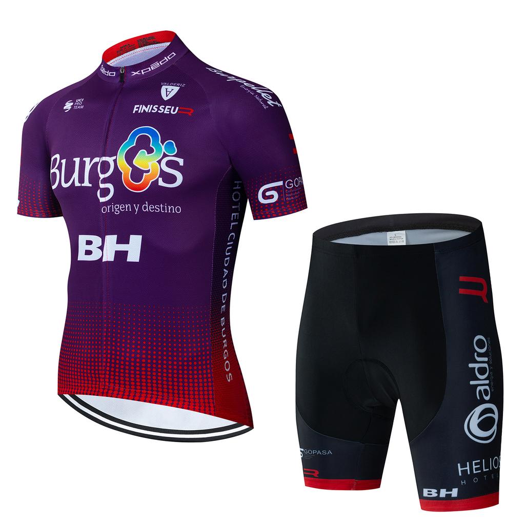 Summer Short-Sleeved Cycling Suit Breathable Men'S And Women'S Cycling Shirts Cycling Tops And Pants Kuqi