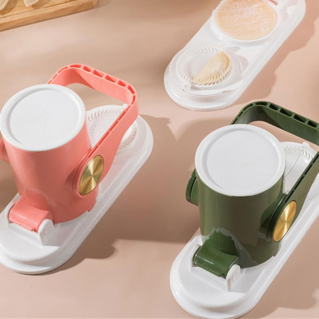 DIY Dumpling Wrapper Artifact Plastic Manual Wrapper Making Mold Dough Pressing Tool Baking Pastry Dumpling Maker Gadget