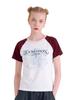 LA MAISON STUDIO Lily Slim Fit Raglan Short Sleeve Burgundy(Fcg2Ts778W)