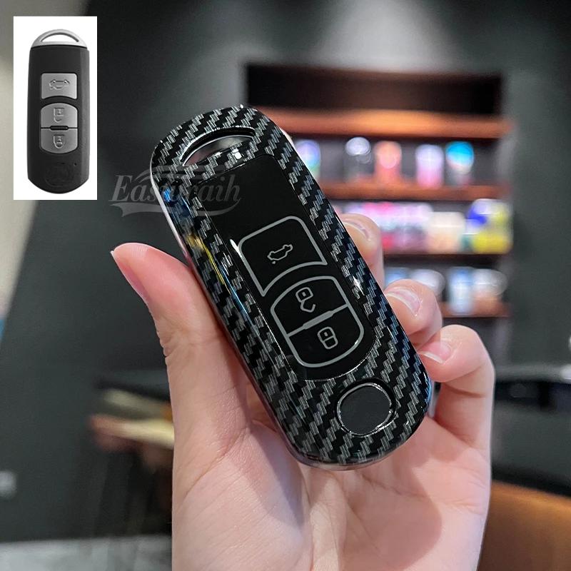 

Key Case for Car Car Smart Remote ABS Key Case Cover Wallet For Mazda 2 3 6 Axela Atenza CX-5 CX5 CX-3 CX-7 CX8 CX-9 Interior C
