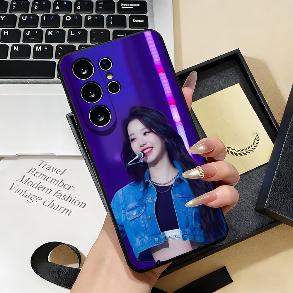 Singer J-Jang W-Won-young Phone Case For Samsung S26 S25 S24 FE S23 S22 S21 Plus S20 Ultra Note20Ultra Black Soft Shell