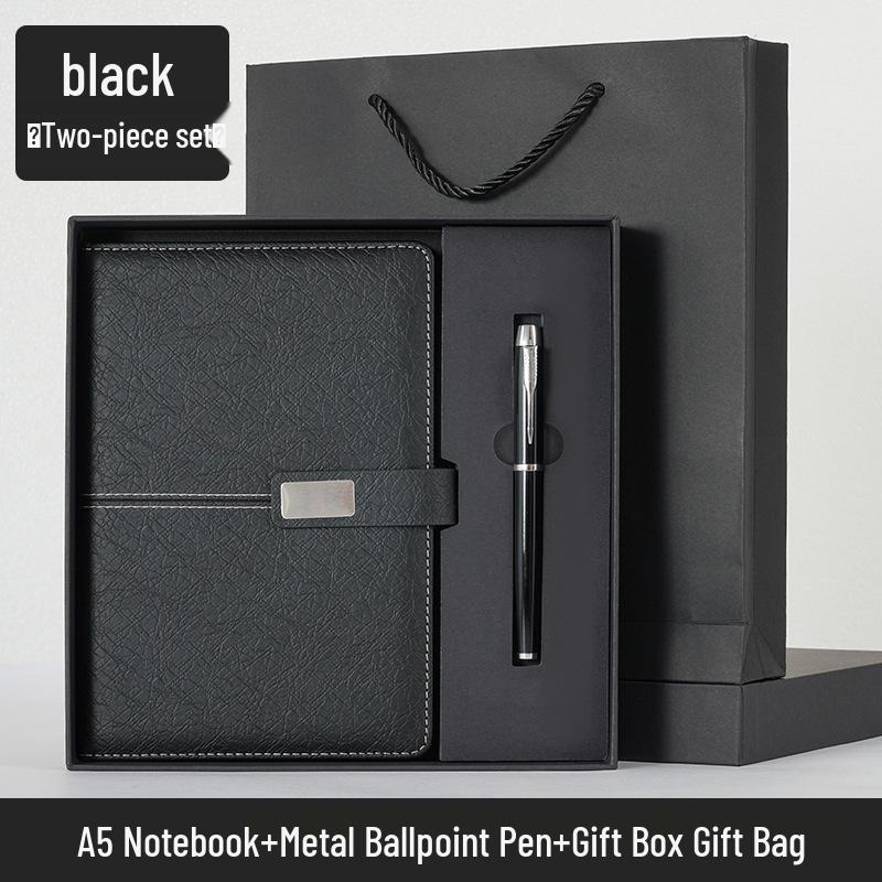 Custom Logo High-End Business Notebook Gift Set - Ideal for Company Events and Annual Meetings