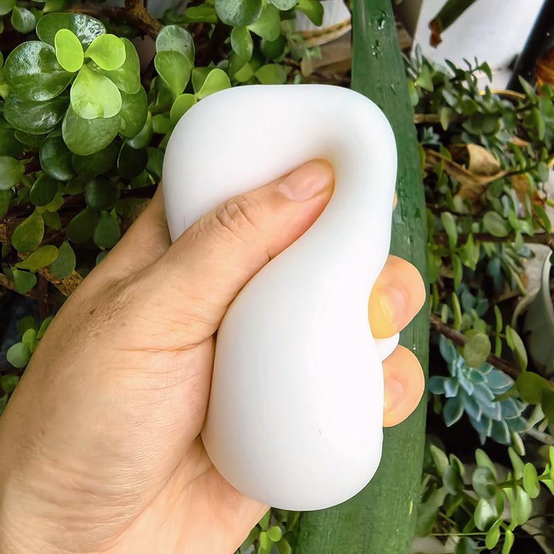 Soft Fake White Soap Squishy Slime Toy Square Cube Slow Rebound Stress Relief Prop Home Room Decor Festival Gift For Kids Adults