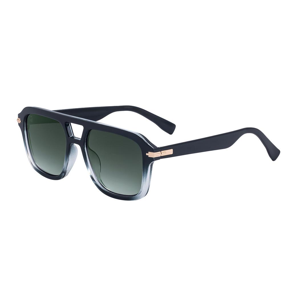 European and American new sunglasses for women, sophisticated fashion square frame, outdoor trendy double-beam sun-protection men's sunglasses for dri