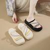 Fashion Beach Sandals Women 2025 New Summer Womens Fashion Platform Sandals Soft Bottom Two Wear Cool Slippers Women Zapatillas de mujer