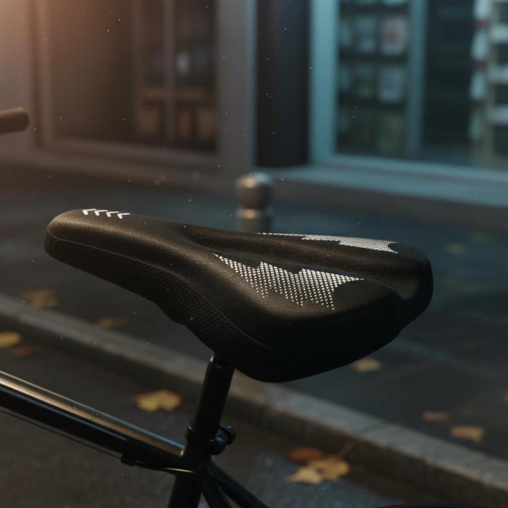 Padded Bike Saddle Cover Nonslip Bike Seat Cover Silicone Two-Wheeler Seat Pad Breathable Gel Saddle Pad Wear-Resistant
