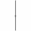 Vidaxl Innentür, 93X201,5 Cm, Schwarz, Mattglas Und Aluminium