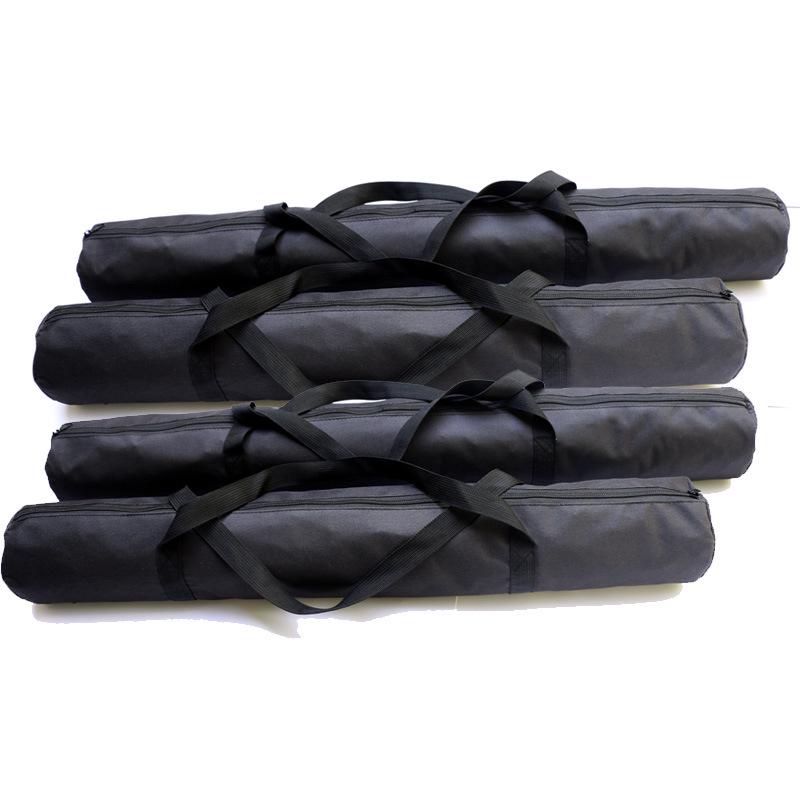 Oxford Cloth Round Zipper Fishing Gear Bag - Portable Storage for Rods & Accessories