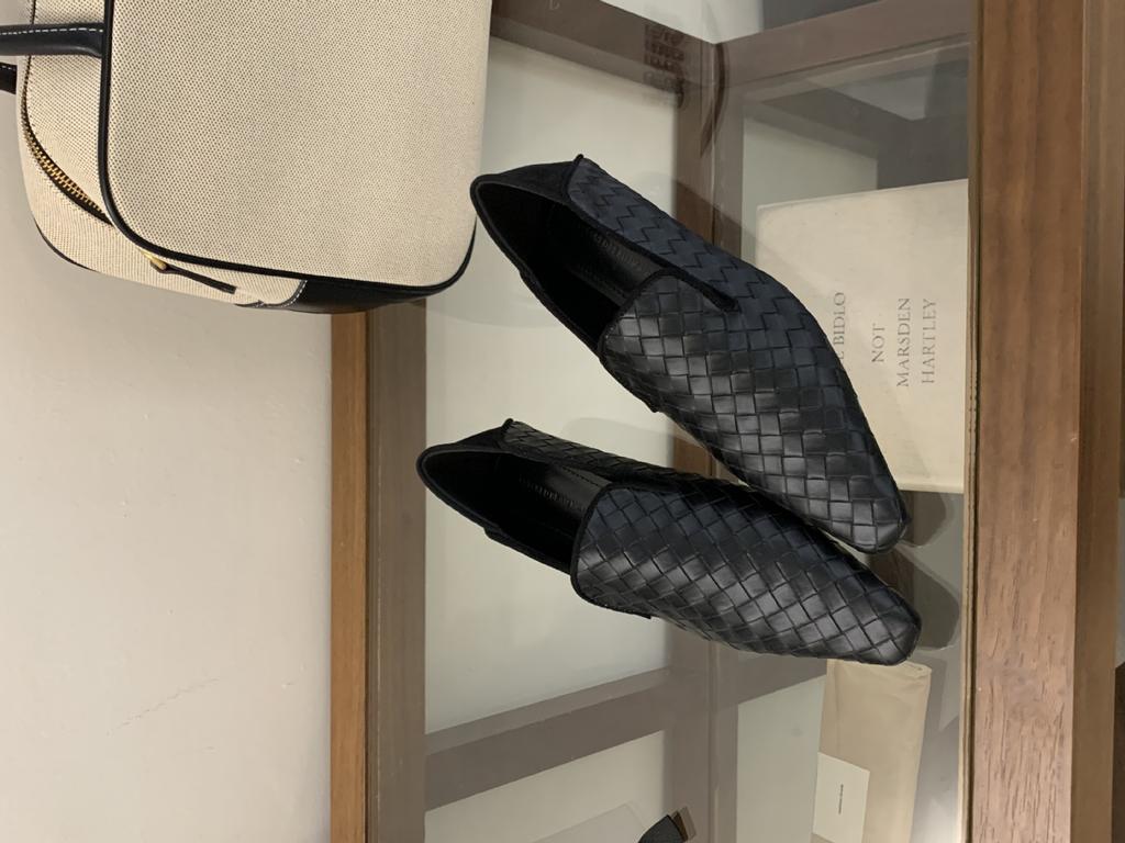 2025 French New Square Head Not Tired Feet Commuter High Heels Low Heel Woven Light Mouth One Pedal Single Shoes Women