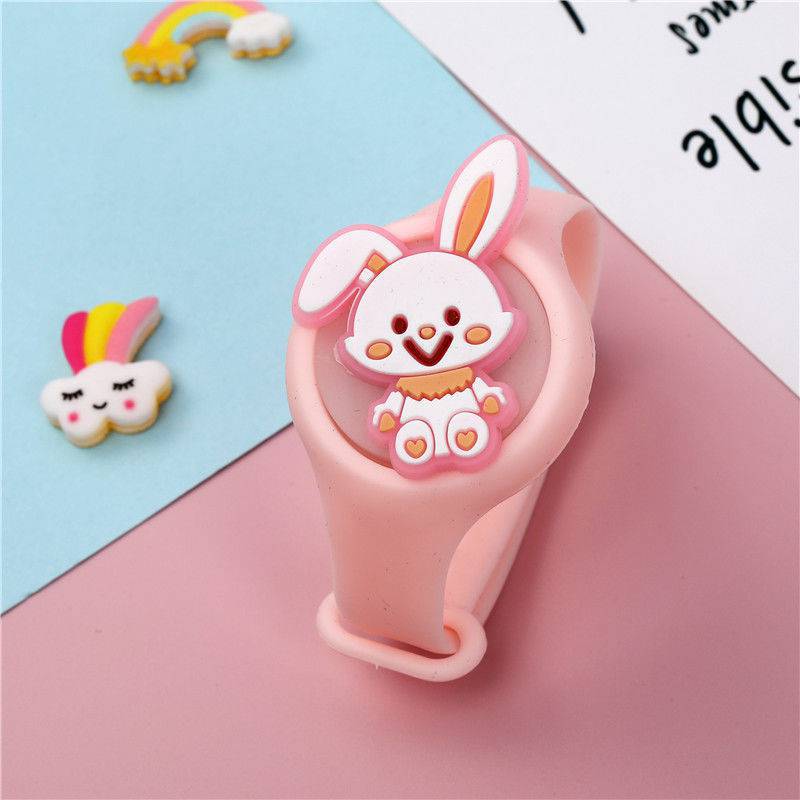 

Children s Mosquito Repellent Cartoon Toy Flash Bracelet Cute Summer Outdoor Rabbit Dog Pink Anti Mosquito Bite