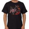 Slayer "South of Heaven" Vintage Grafika Obalu Alba Unisex Bavlněné Pánské Tričko s Nadměrným Střihem Rocková Kapela