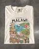 Malawi Travel T-Shirt, Comfort Colors Lake Malawi Heritage Souvenir Graphic Tee