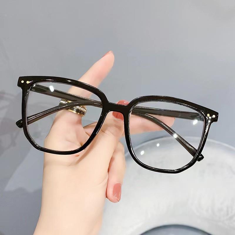 Trendy Cross-Border Anti-Blue Light Glasses: Large Frame, Slimming, Unisex Myopia Frames