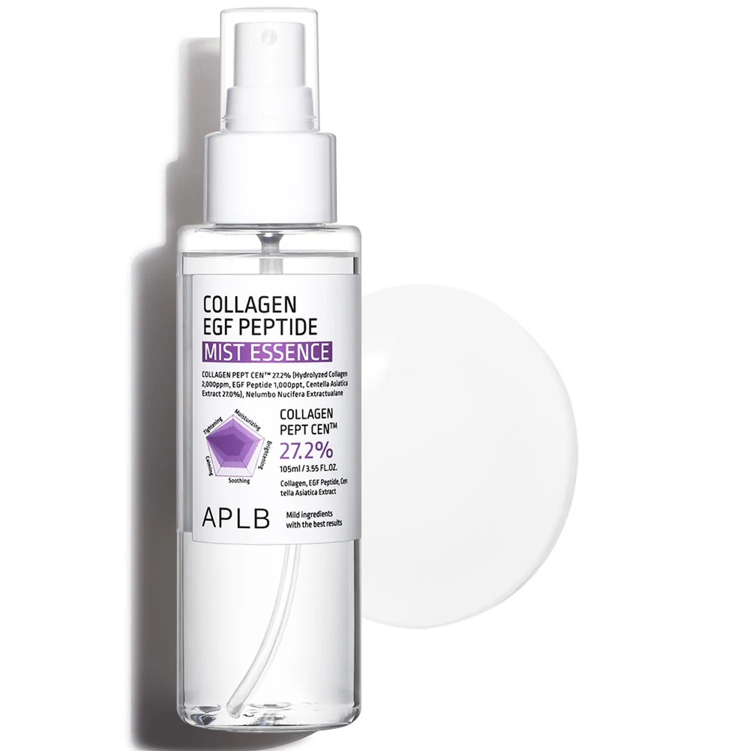 APLB Collagen EGP Peptide Mist Essence 105ml | Presenting Hydrated Texture, Brightening, Smoothing Texture 105ml