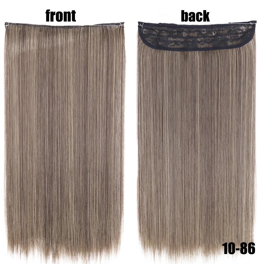 XINRAN 22-дюймова модна жіноча перука з невидимою волосінню для нарощування волосся, стійка до високих температур, синтетична хвиля без застібок