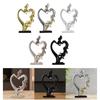 Herzform Harzfiguren Nordischer Stil Liebende Skulptur Küssendes Paar Skulptur Schlafzimmer