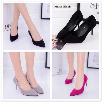 Damenschuhe Spitzschuh Pumps Lackkleid Schuhe High Heels Bootsschuhe