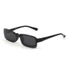 Qualité Qualité May Flower Lunettes de Soleil Rectangulaires Sans Monture à Clip Léger Lunettes Homme Femme Protection UV400