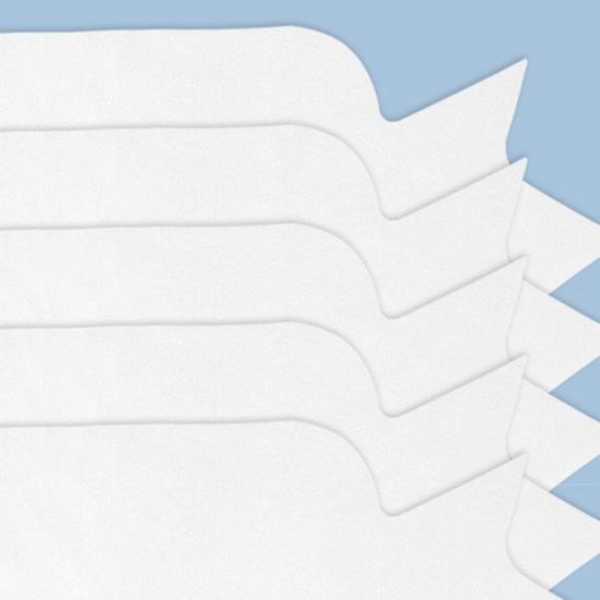 10Pcs Crown Sweat Absorbent Towel Disposable Non-woven Fabric Breathable Portable Toddlers Boys Girls Absorbent Back Wipe Pad