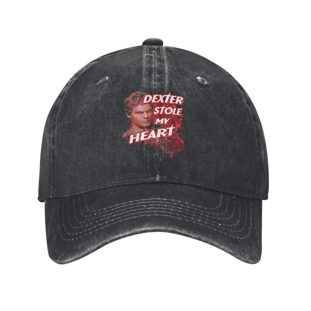 Dexter Morgan Unisex Styl Baseballová Čepice Filmy Opotřebovaná Vypraná s Čepice Vintage Venkovní Běhání Golf Nastavitelný Střih Pokrývka Hlavy