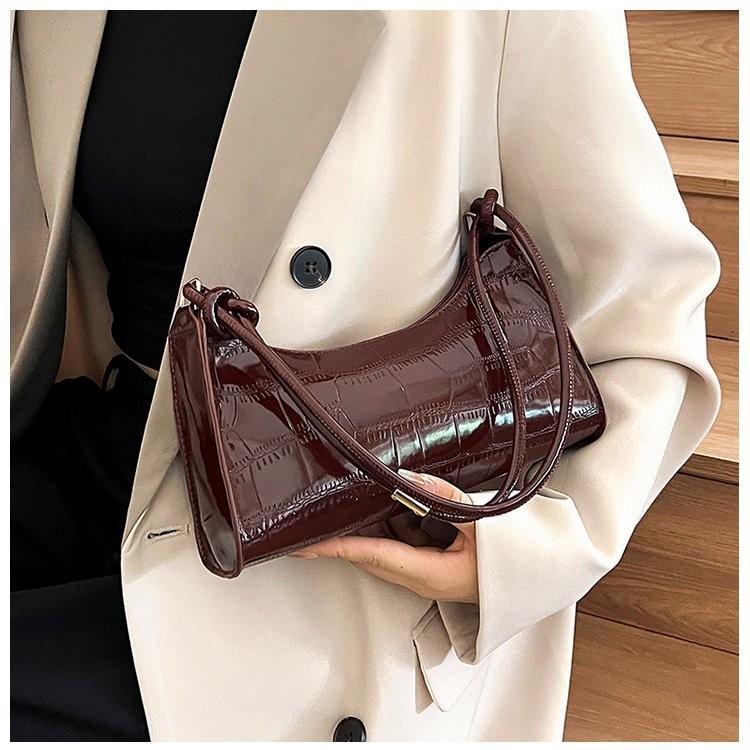 Stylowa Koreańska Damska Torba Ręczna Modna Torba Tote Do Codziennego Użytku W Kolorze Czarnym Niebieskim Różowym I Bordowym