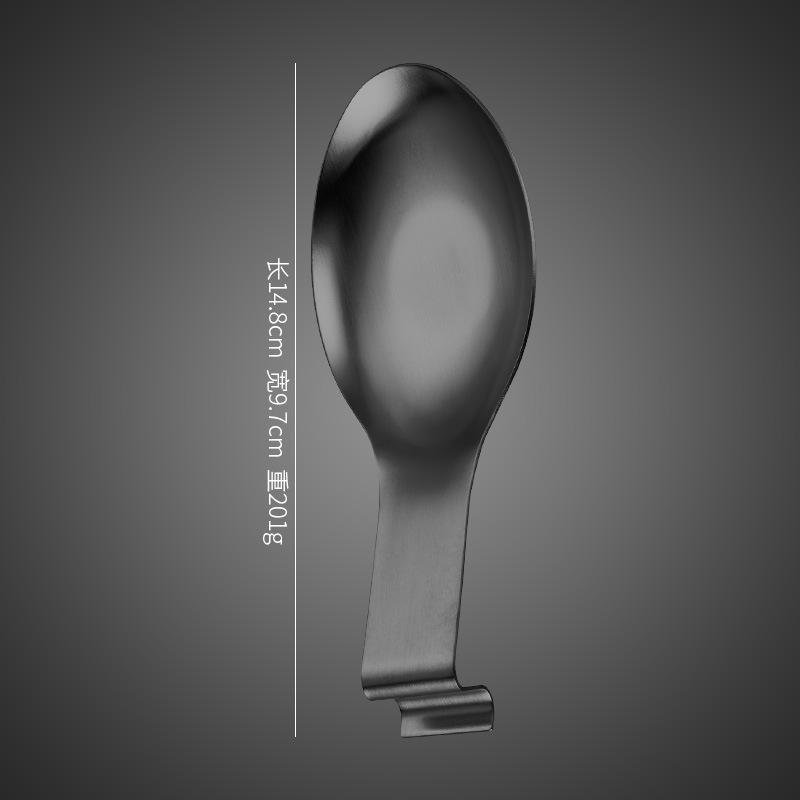 Fish Shape Stainless Steel Spoon Rest Food Clip Hot Pot Spoon Tray Hotel Restaurant Kitchen Utensil Holder Shelf Tray