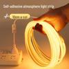 Super Bright 220V Silicone COB Waterproof LED Strip Light - No Dark Areas, Indoor/Outdoor Use