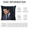Super Star H-Henry Cavill Pillow Case 3D Print Polyester Fiber 40*40 Cm Home Sofa Throw Pillow Cover Decoration Festival Gift