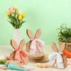 12PCS Cartoon Easter Rabbit Candy Gift Box 3D Bunny Ear Bunny Gift Bag  Party Supplies