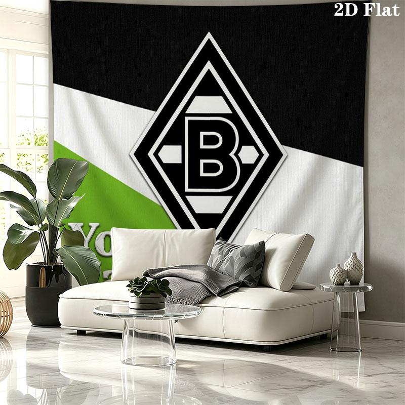 Borussia Custom Name Wall Tapestry Aesthetic Wall Hanging Printed Fabric Blanket Decorative Tapestries for Bedroom Living Room Home Decor