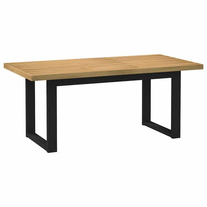 VidaXL Table à manger NOAIN pieds en forme de U 180x90x75cm massif pin, table de salle à manger, table de dîner, table de 3328259