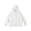 RUIIENRS X Ropucha 2026 Spring Autumn Solid Color Hooded Zip Up Sweatshirt for Men 