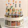 Kitchen Spice Box Rotating Storage Box Rotating Spice Bottle Rack