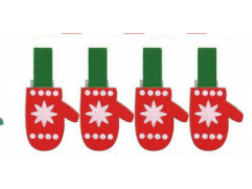 Eco-friendly Wooden Cartoon Clips: Creative Christmas Decor and Colored Wooden Patches