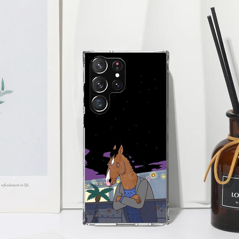 Cartoon B-BoJack Horsemans Phone Case For Samsung Galaxy S26 S25 Edge S24 FE S23 S22 Ultra S21 Plus S20 + Art Fundas Back Cover