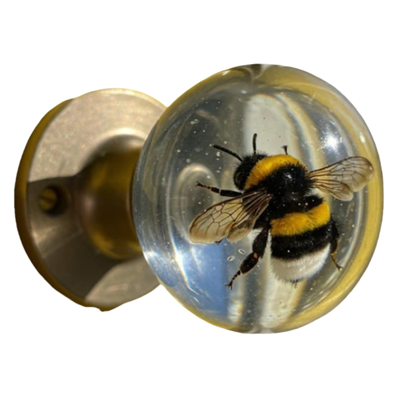 

Художественные хрустальные смоляные дверные ручки с цветочными узорами, вдохновленные природой, ручной работы, украшение для спальни для благоустройства дома D