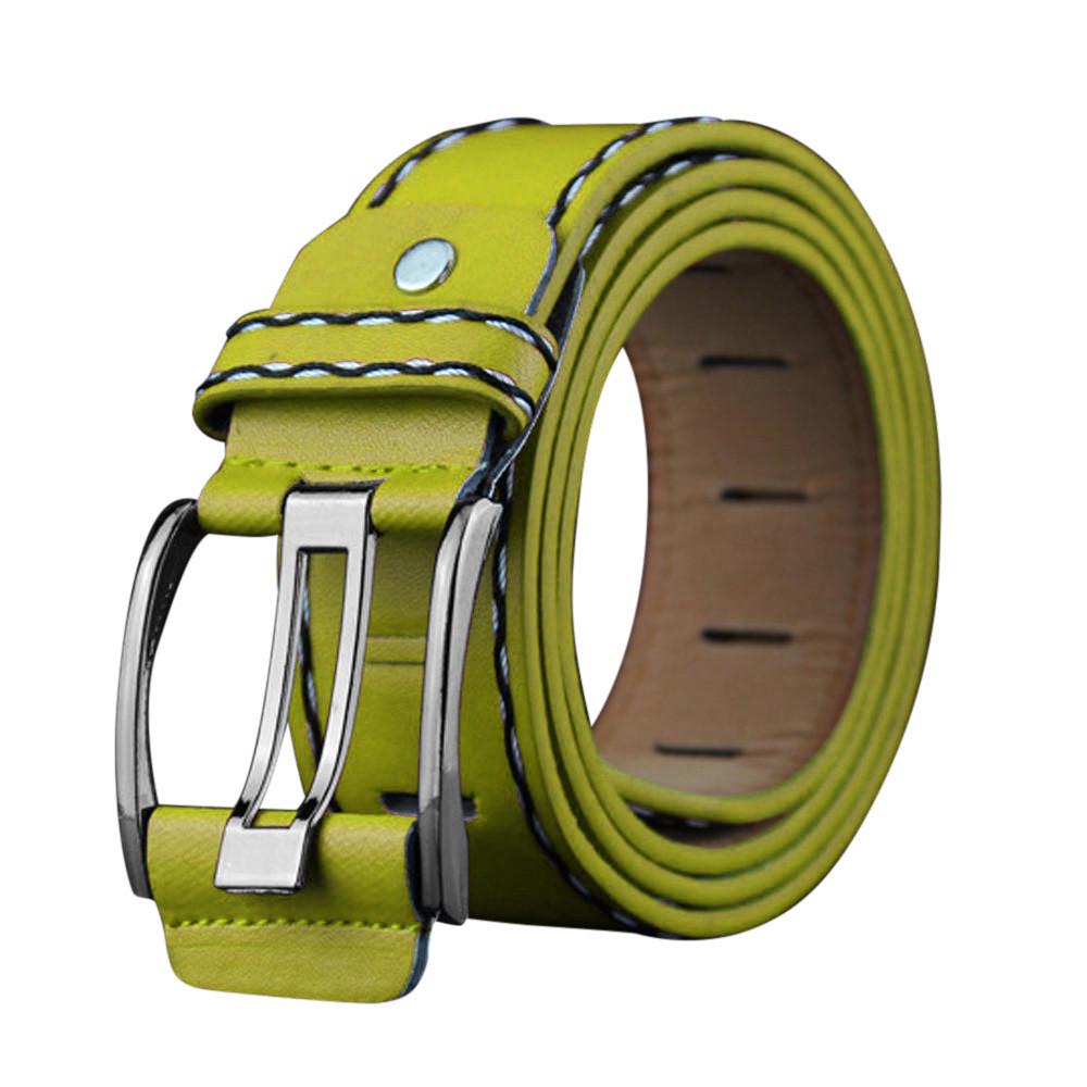 Men Casual Fashion Leather Belt Adjustable Buckle Strap Durable Design Suitable for Daily Wear and Various Outfits