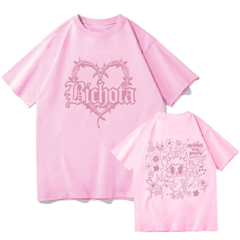Karol G Bichota WoUnisex Shirts Fashion Harajuku Hip Hop 90S Streetswear T-Shirts Unisex