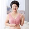 Mom Underwear Threaded Bra Medium and Old Vest Bra Front Buckle No Steel Rim Soft Cotton Bra