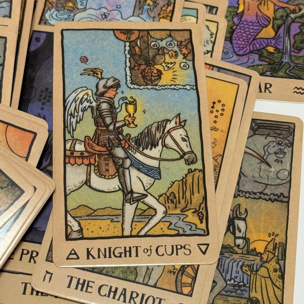 Akashic Eye Tarot Portable Edition Wait 78 Cards Divination Fate Daily Guidance Board Games