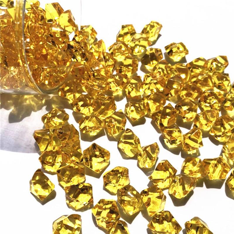 

Акриловый камень Практичное качество Горячий лед Камни Пластик жёлтый