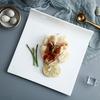 Simple Square Ceramic Pasta Steak Plate Sashimi Sushi Plates Home Kitchen Solid Color Tableware Cooking Dish Snack Desserts Dish