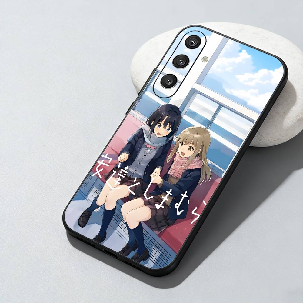 AaS Lesbian A-Adachi And S-Shimamura Phone Case For Samsung Galaxy A73,A72,A71,A70,A52,A51 Others Soft Black Cover