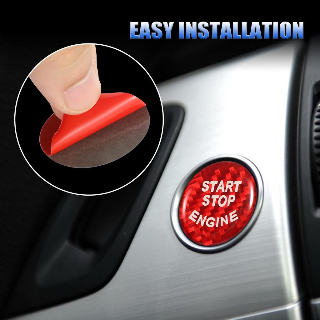 TOMALL Car Engine Start Button Cover Compatible with BMW X5