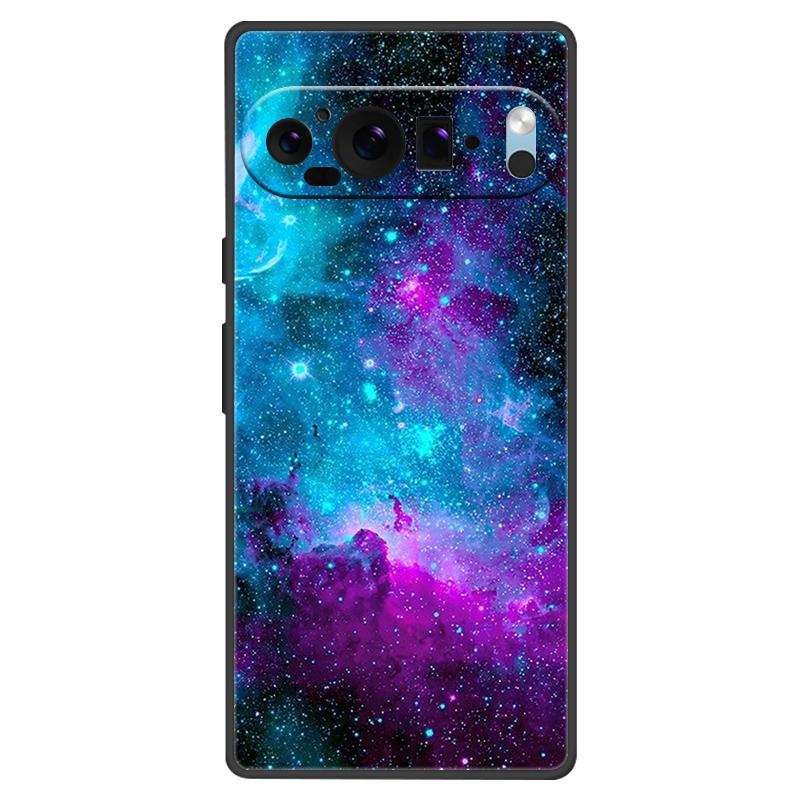 For Google Pixel 9 Pro XL Case Silicone Luxury Space Soft Bumper for Pixel 9 9Pro 9ProXL 5G Phone Cover TPU Funda Fashion Bag