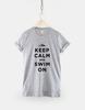 Stay Calm And Keep Swimming Tshirt Swimming Suit Tshirt Fun Swimming Team Pattern Tshirt Gift For Swimmers