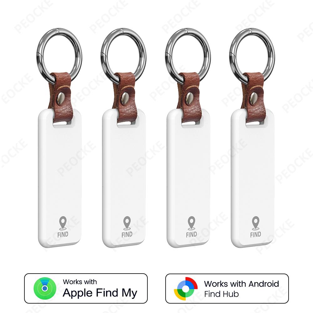 Dual System Item Finder Bluetooth GPS Tracker Works With Google Find Hub Apple Find My Alternative To AirTag Smart Location Tag