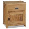 Day and Night - Day and Night Solid Teak Wood Bedside Table 40x30x50 Cm