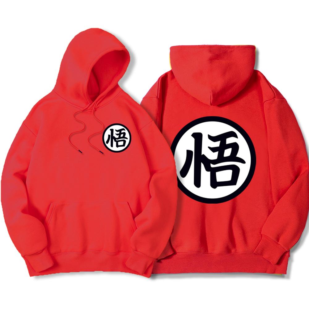 

Japan Anime Db Characters Wu Print Streetwear Men Oversize Casual Hoodie Crewneck Модний пуловер Loose Pocket Street Man Hoody M