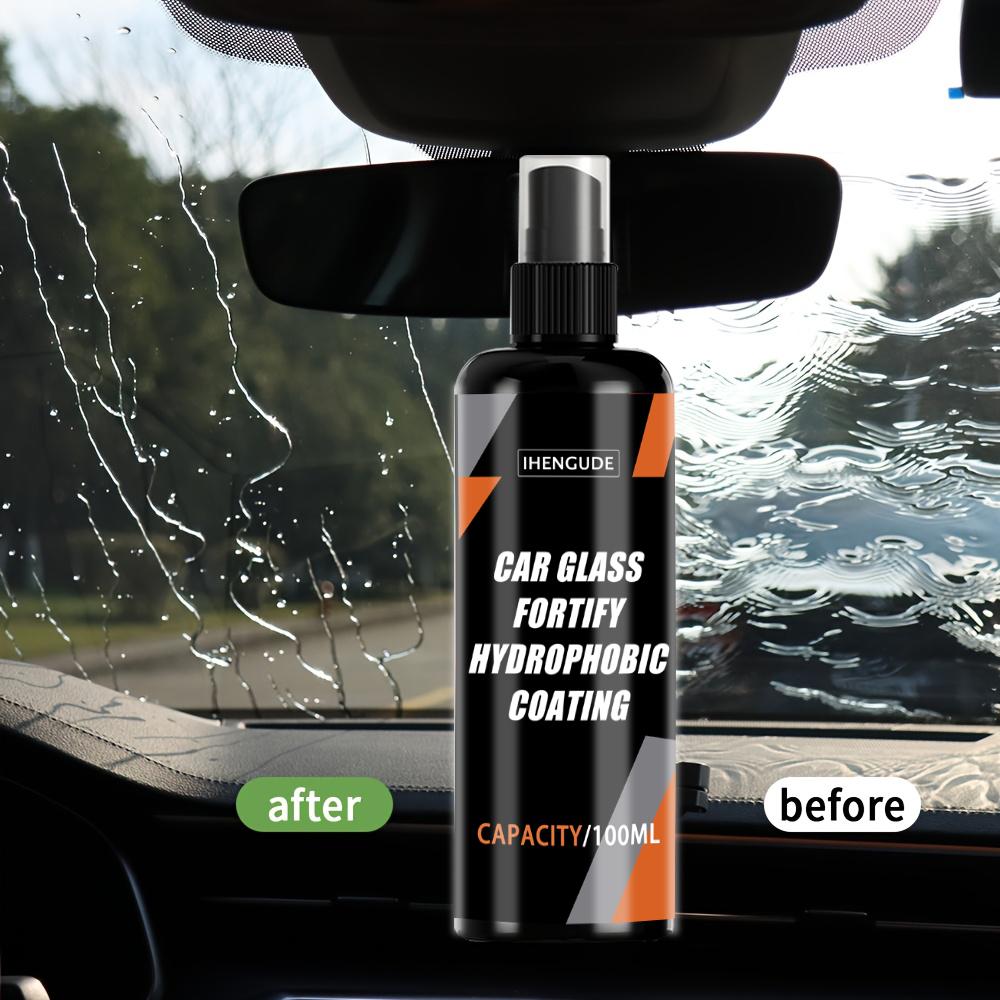Car Glass Rain Repellent, Rearview Mirror Water Repellent Spray, Long-Lasting Rain Repellent for Car Front Windshield, Rearview Mirror Rain